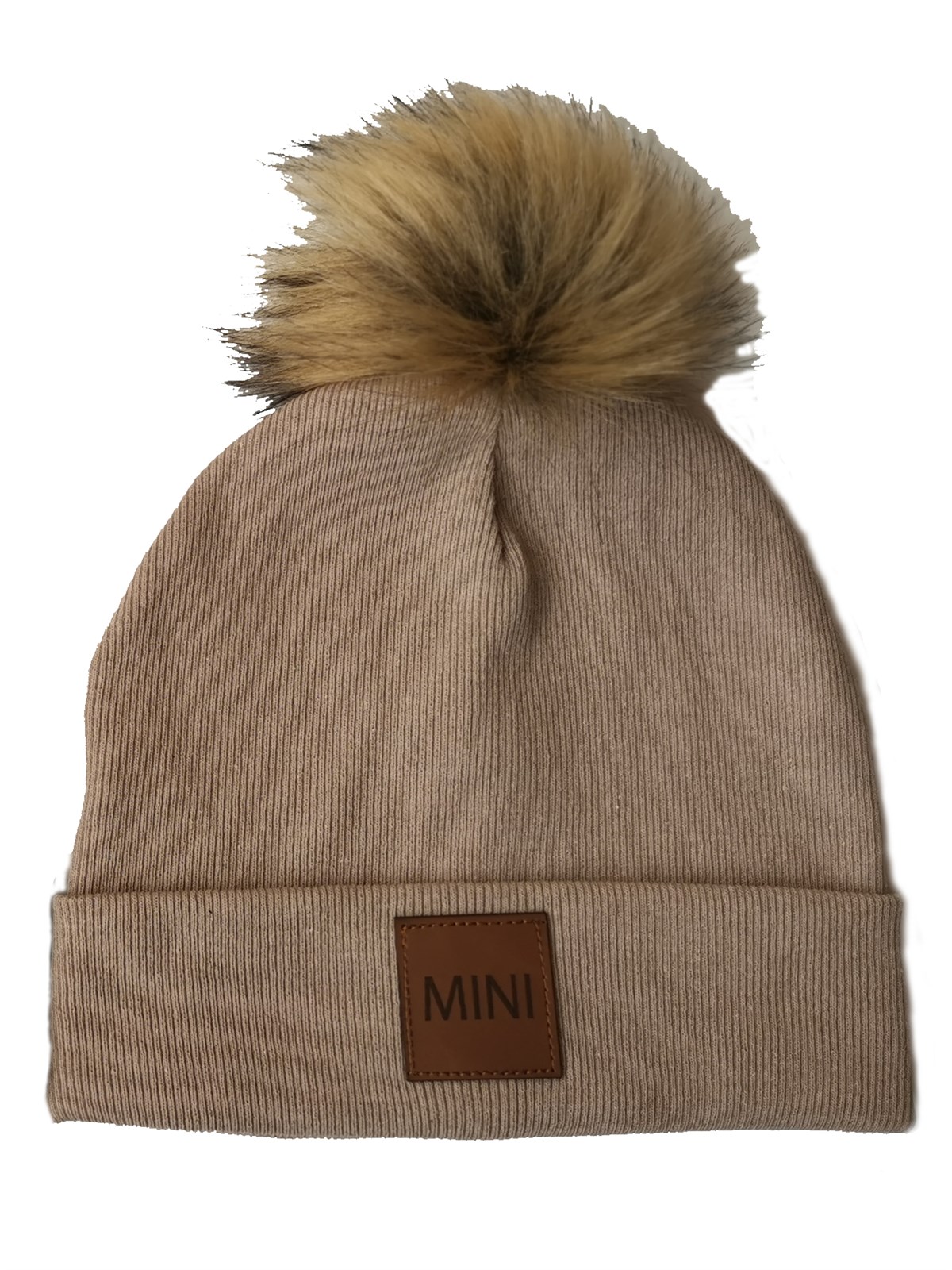 Bere Ponponlu Pamuk-Mokka Mini