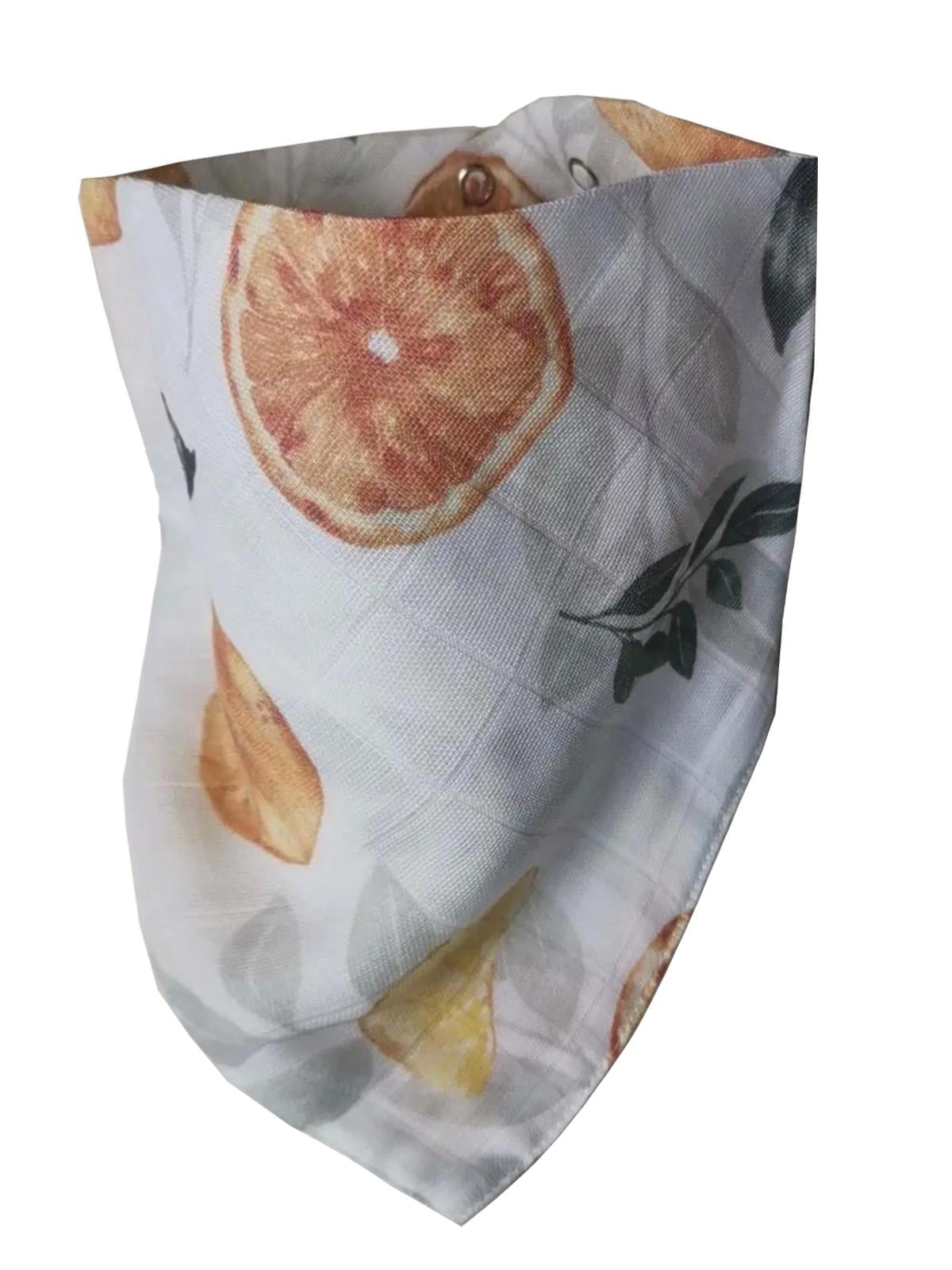 Bitter Orange-2 Kat Organik Müslin Salya Önlüğü 20x35