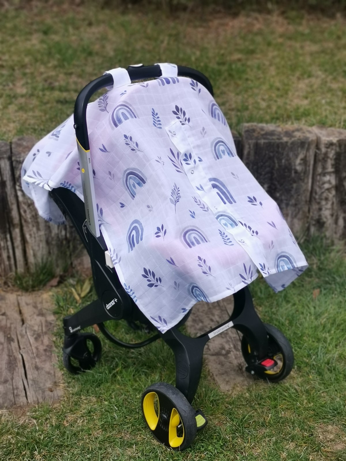 Blue Rainbow - Puset Örtüsü 78 x 108