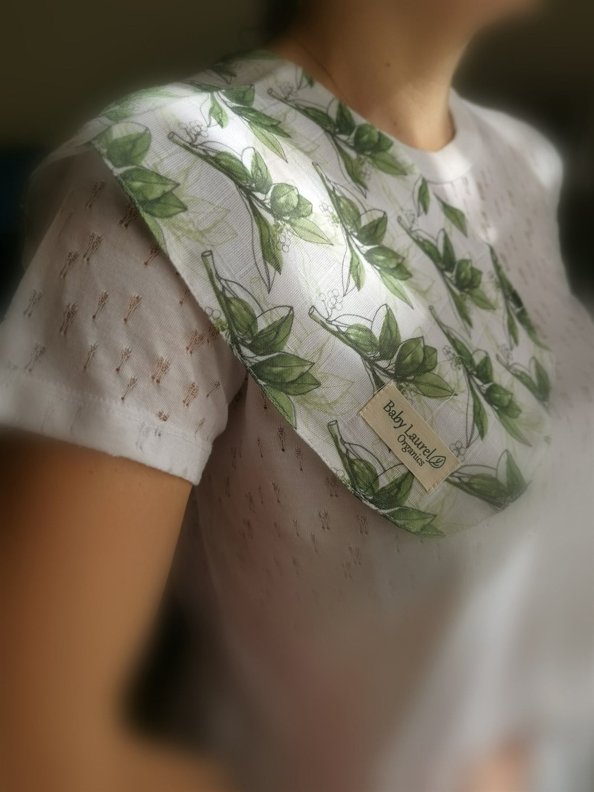 DAPHNE-Organik Müslin Omuz Salya Bezi 45X20