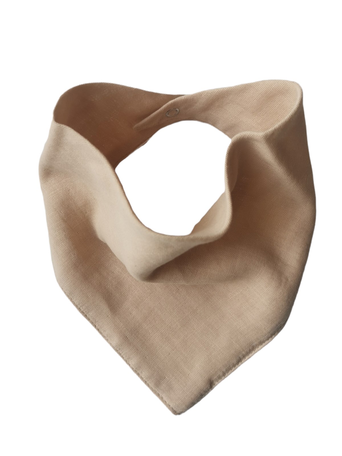 Elegance-2 Kat Organik Müslin Salya Önlüğü-Beige