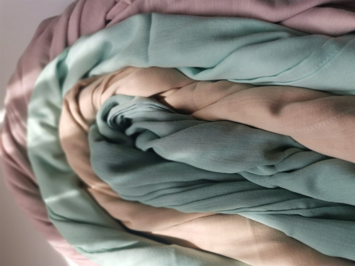 Elegance-Organik Müslin Örtü 100X100-Emerald