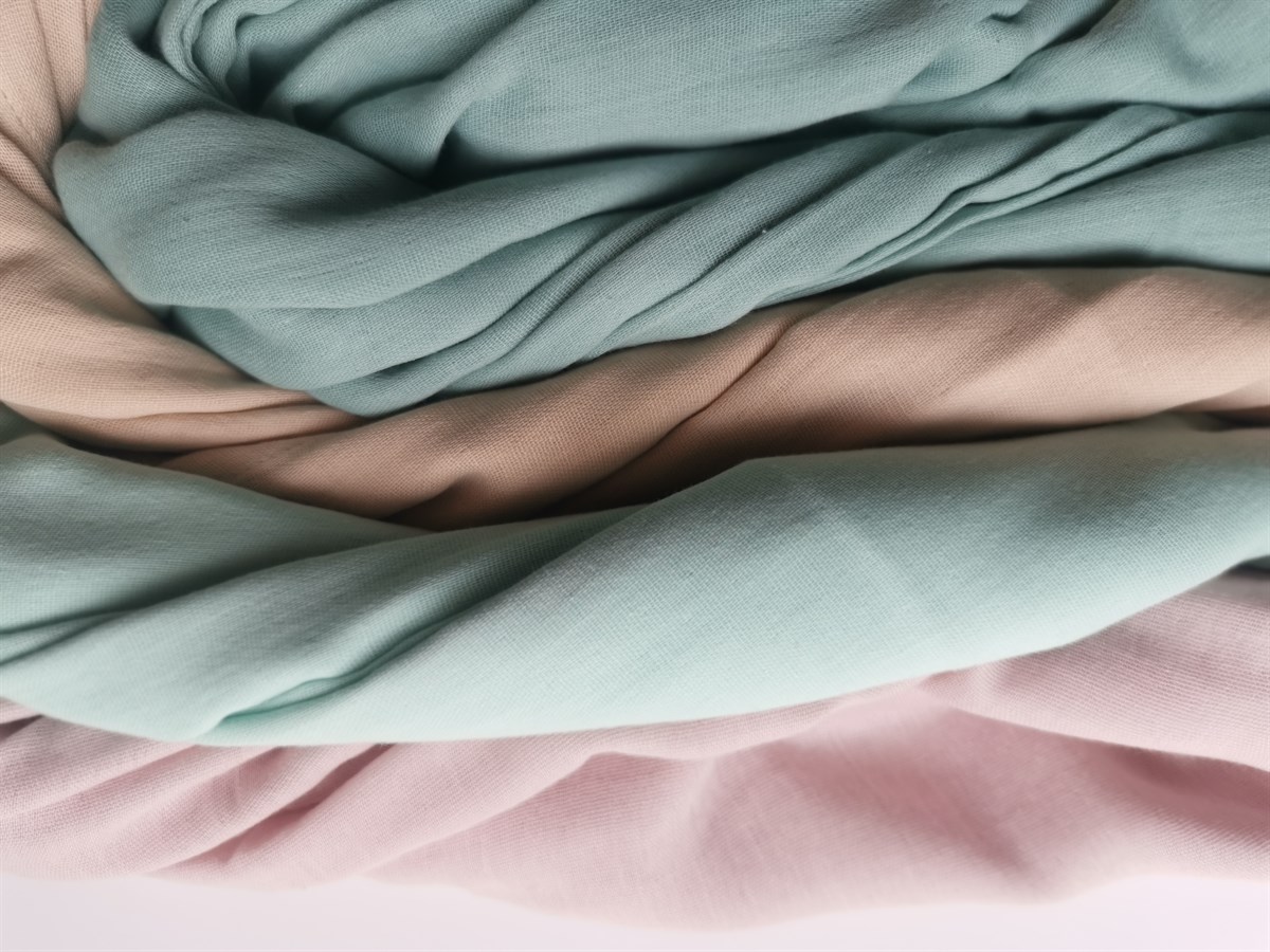 Elegance-Organik Müslin Örtü 100X100-Soft Pink