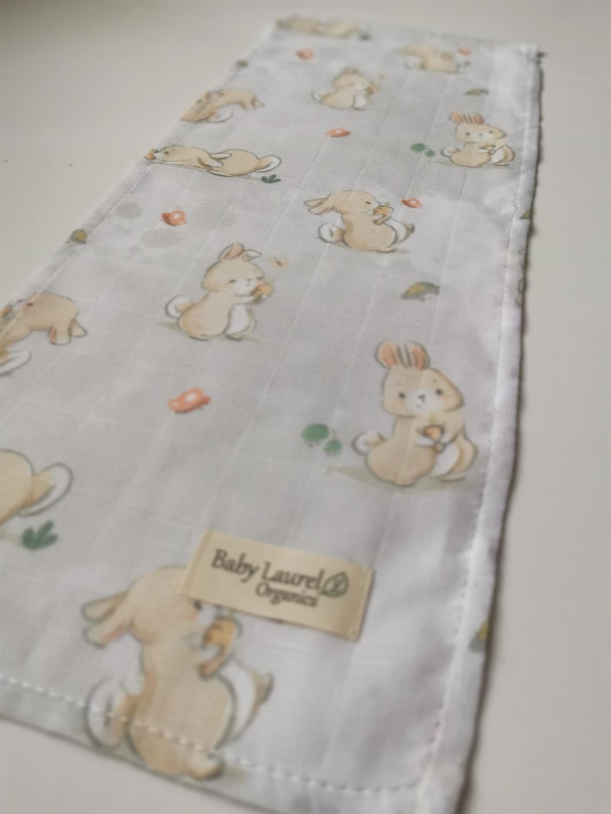 Lovely Bunny-Organik Müslin Omuz Salya Bezi 50x25
