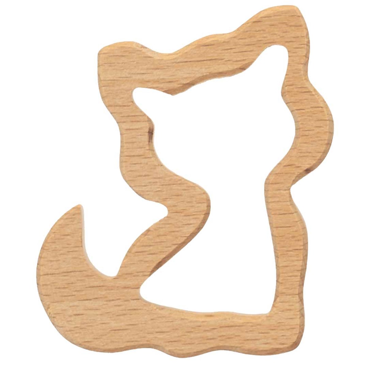 Nonage - Ahşap Oyuncak - Kedi - 7x6