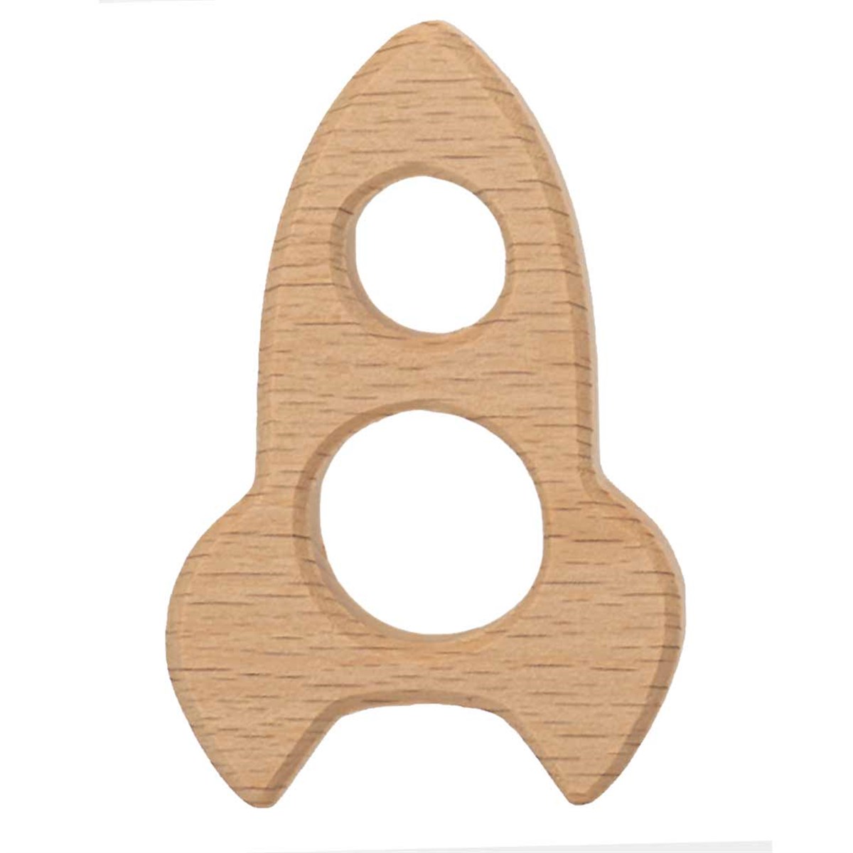 Nonage - Ahşap Oyuncak - Roket - 7x5