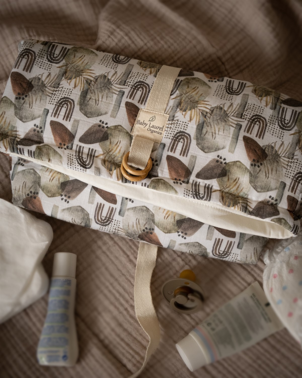 NUTS&ROCKS-Organik Müslin Çok Amaçlı Çanta 60X30