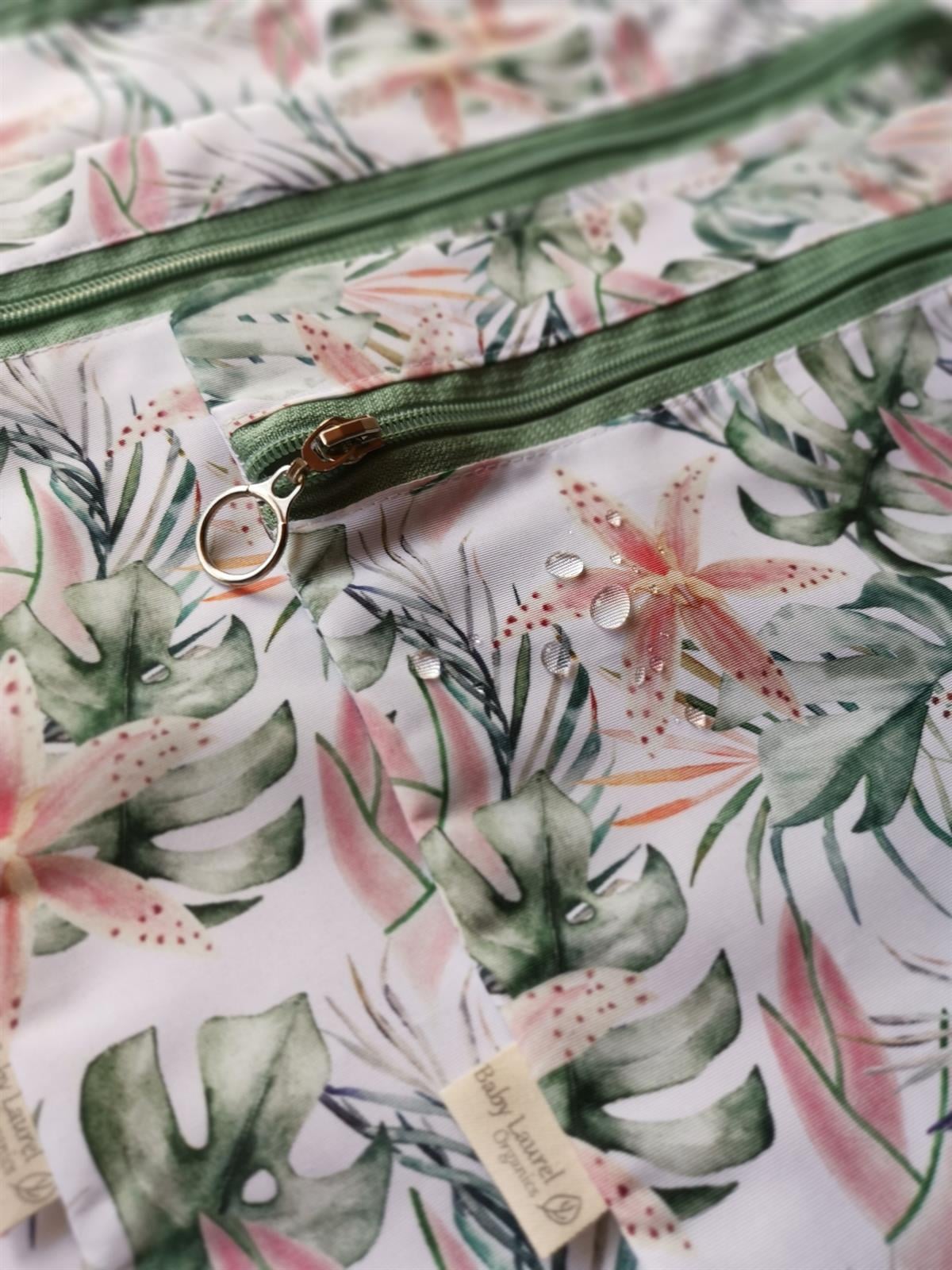 Pink Lilies-Çok Amaçlı Islak Kirli Çantası
