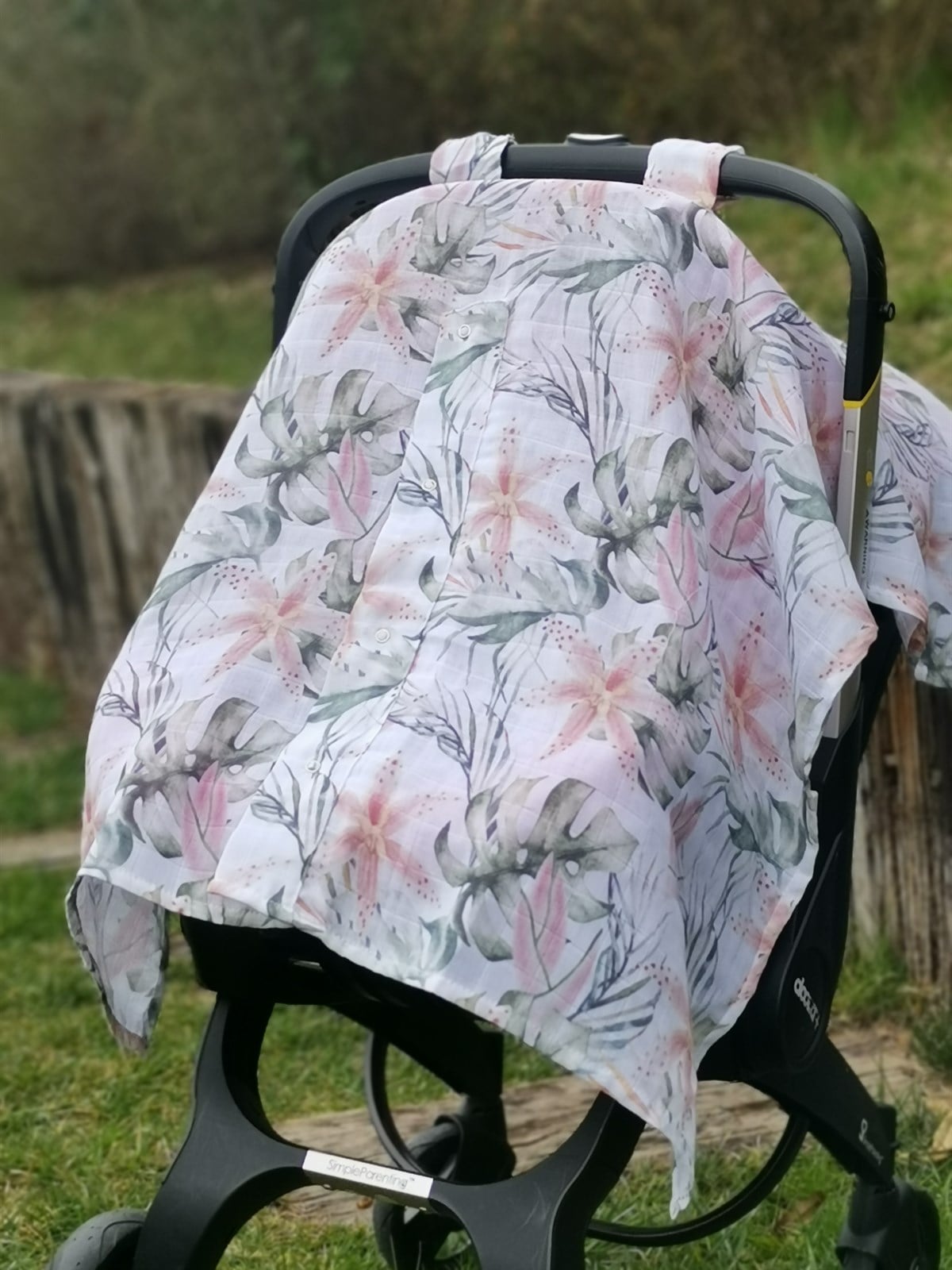 Pink Lilies - Puset Örtüsü 78 x 108