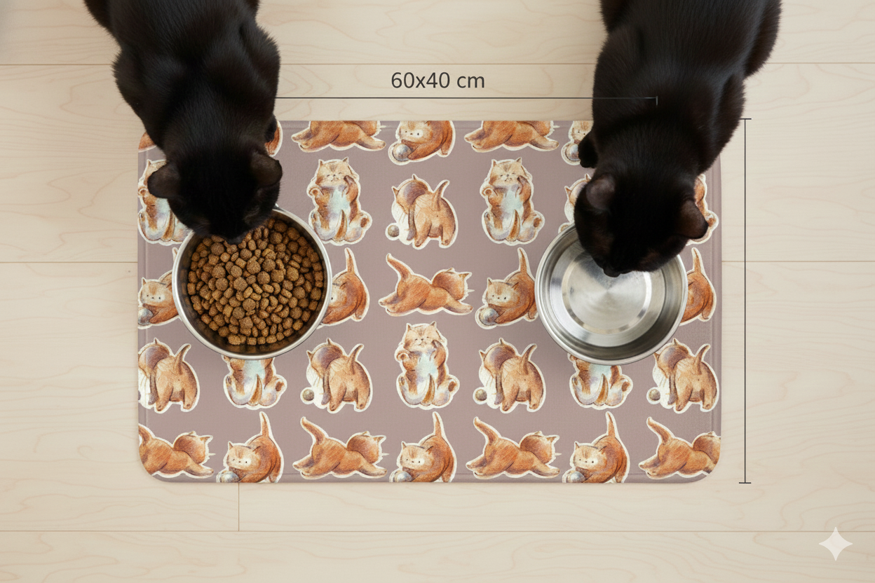 Pisi-Mama Su Kabı Matı 60x40