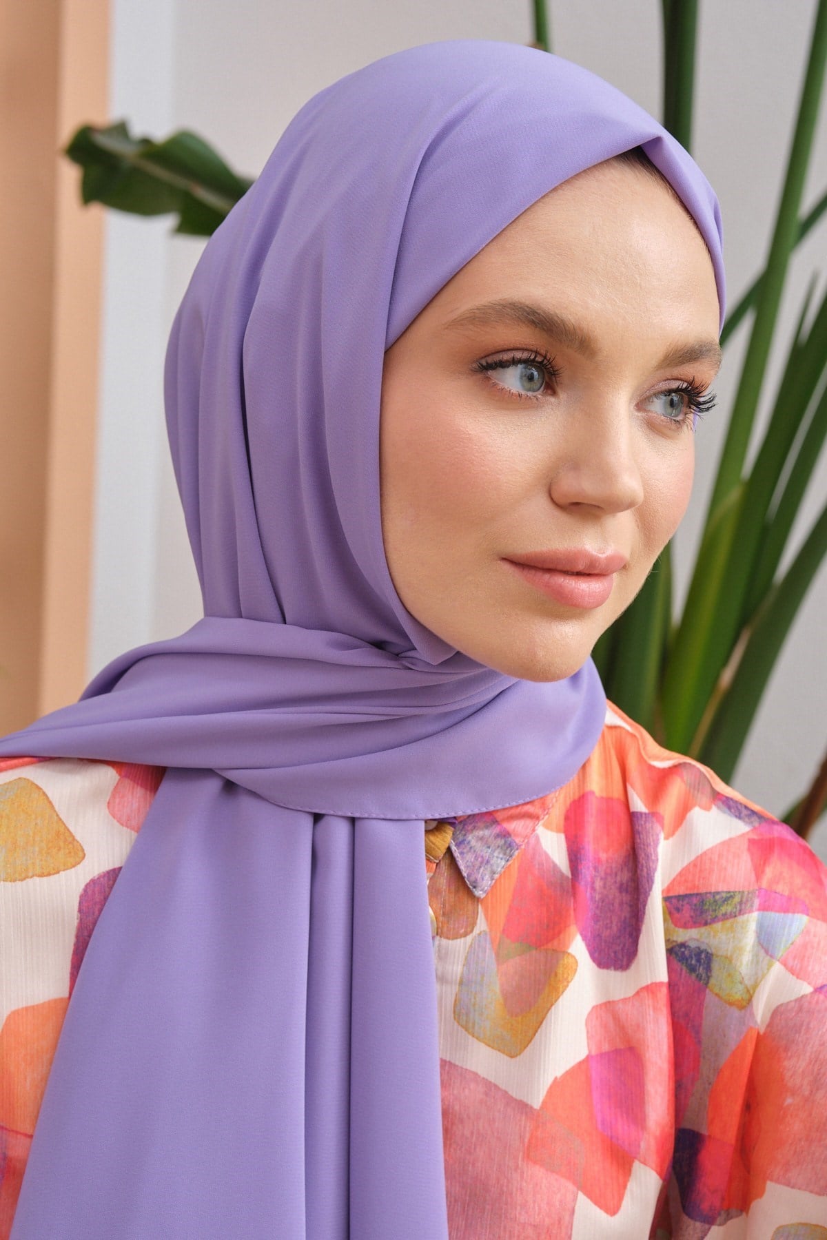 Medine İpeği Serisi MenekşeMedineİpek53Şalland