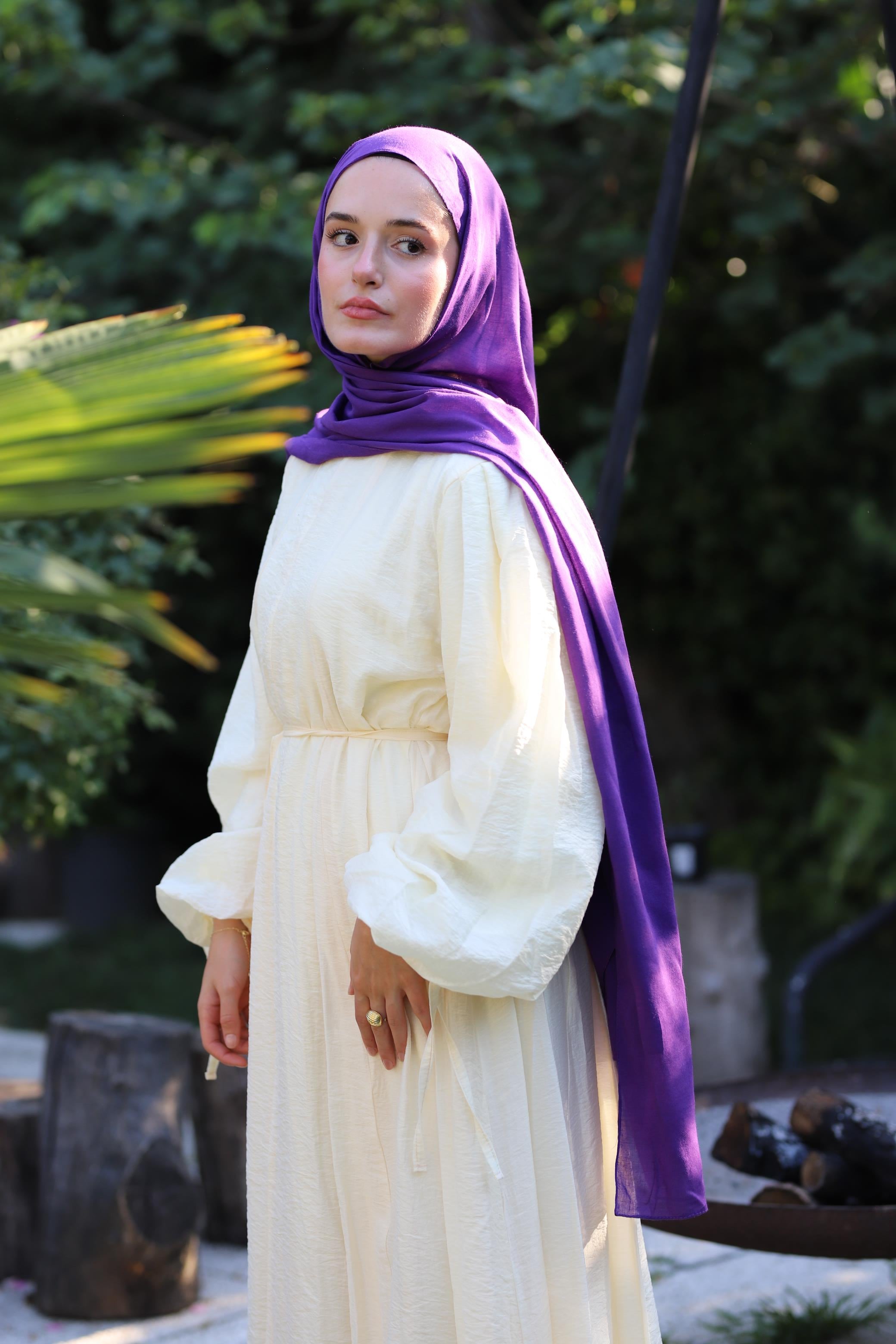 Şalland Naturel Pamuk Şal MorSALLANDNATPAMSAL1006Şalland