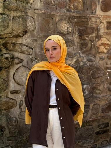 Şalland Naturel Pamuk Şal MangoSALLANDNATPAMSAL1016Şalland