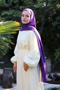 Şalland Naturel Pamuk Şal MorSALLANDNATPAMSAL1006Şalland