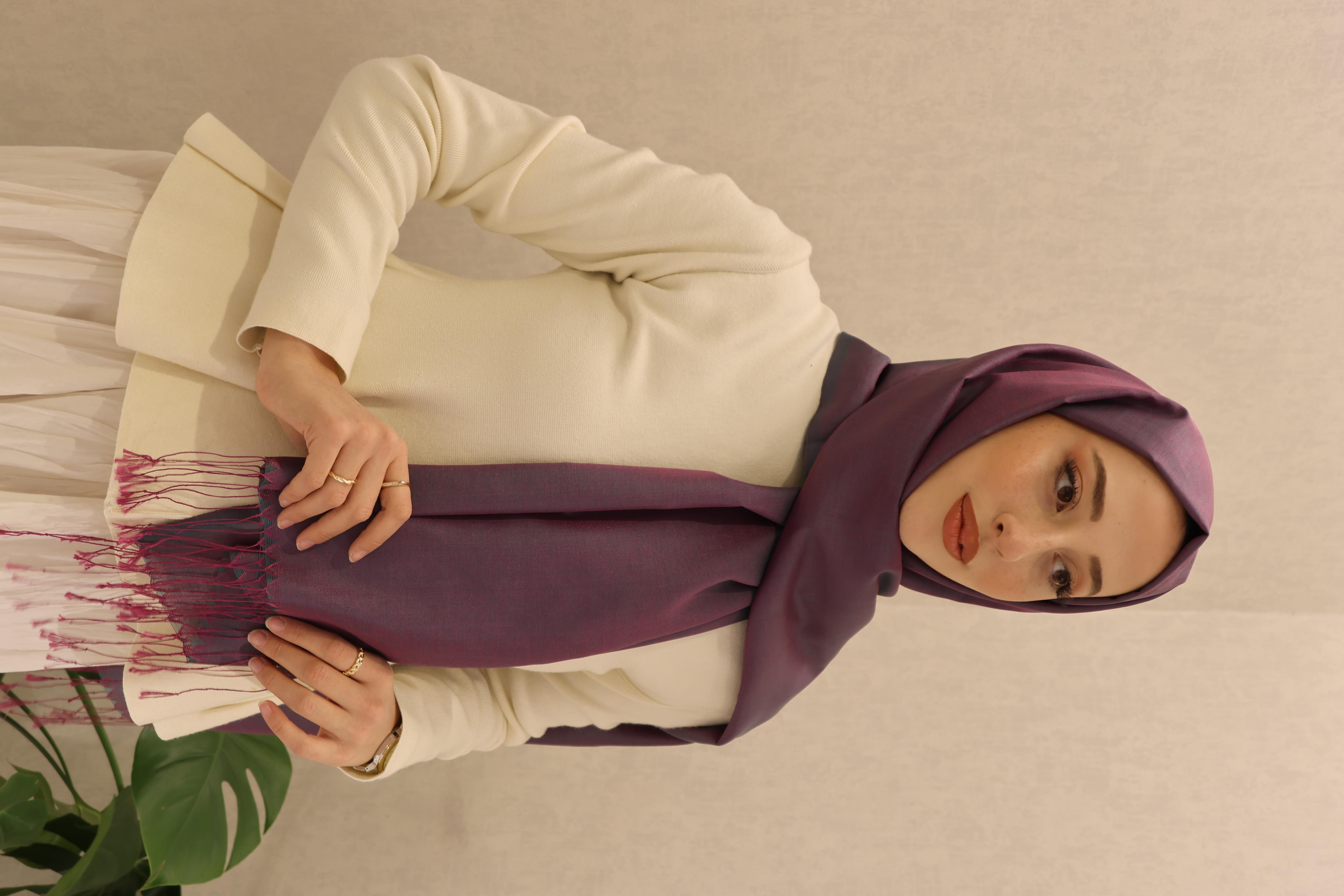 Şalland Crony Şal EflatunCRN1000Şalland