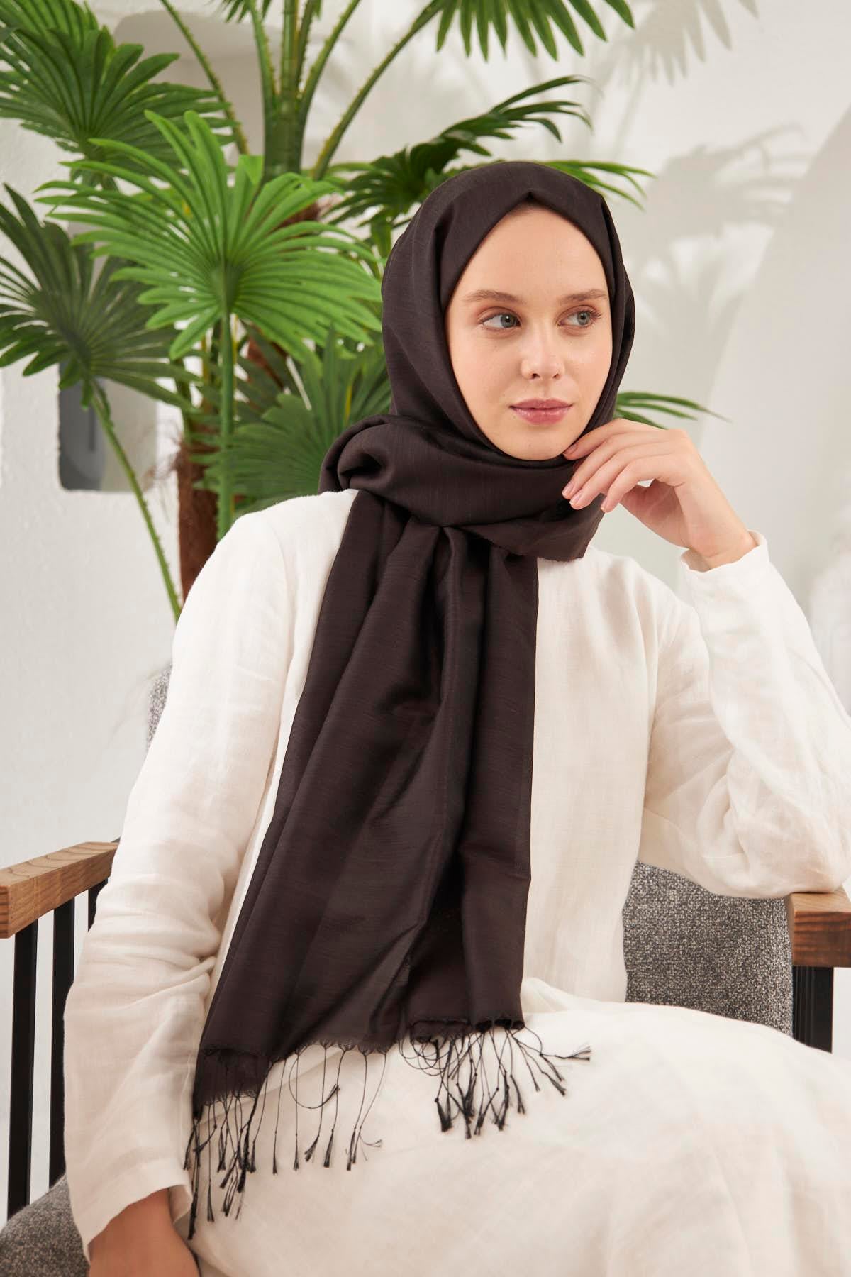 Şalland Crony Şal Siyah KahveCRN1000Şalland