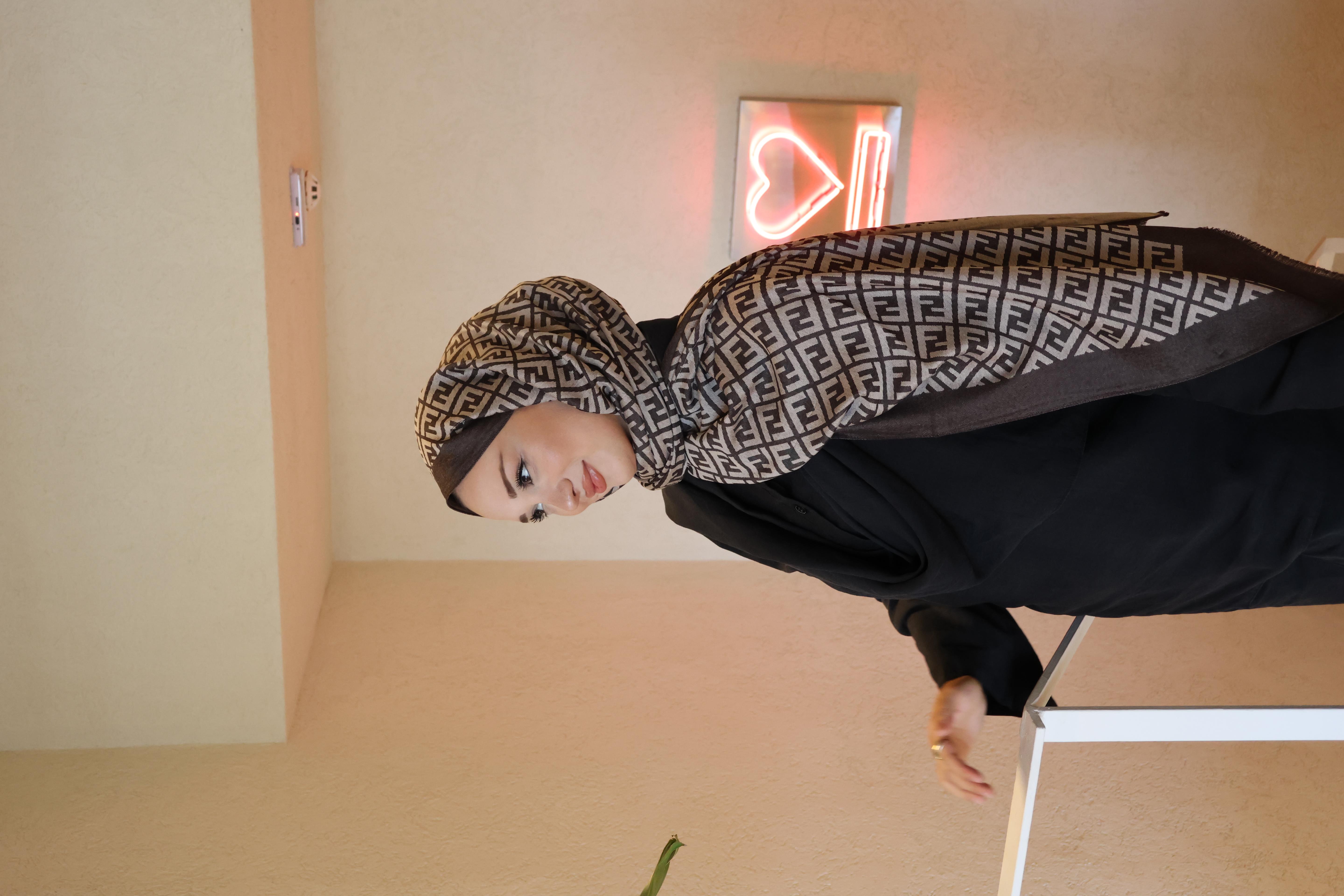 Şalland F Desen Yün Kaşmir Şal Acı KahveFDSNYUNKASMIRSAL1000Şalland