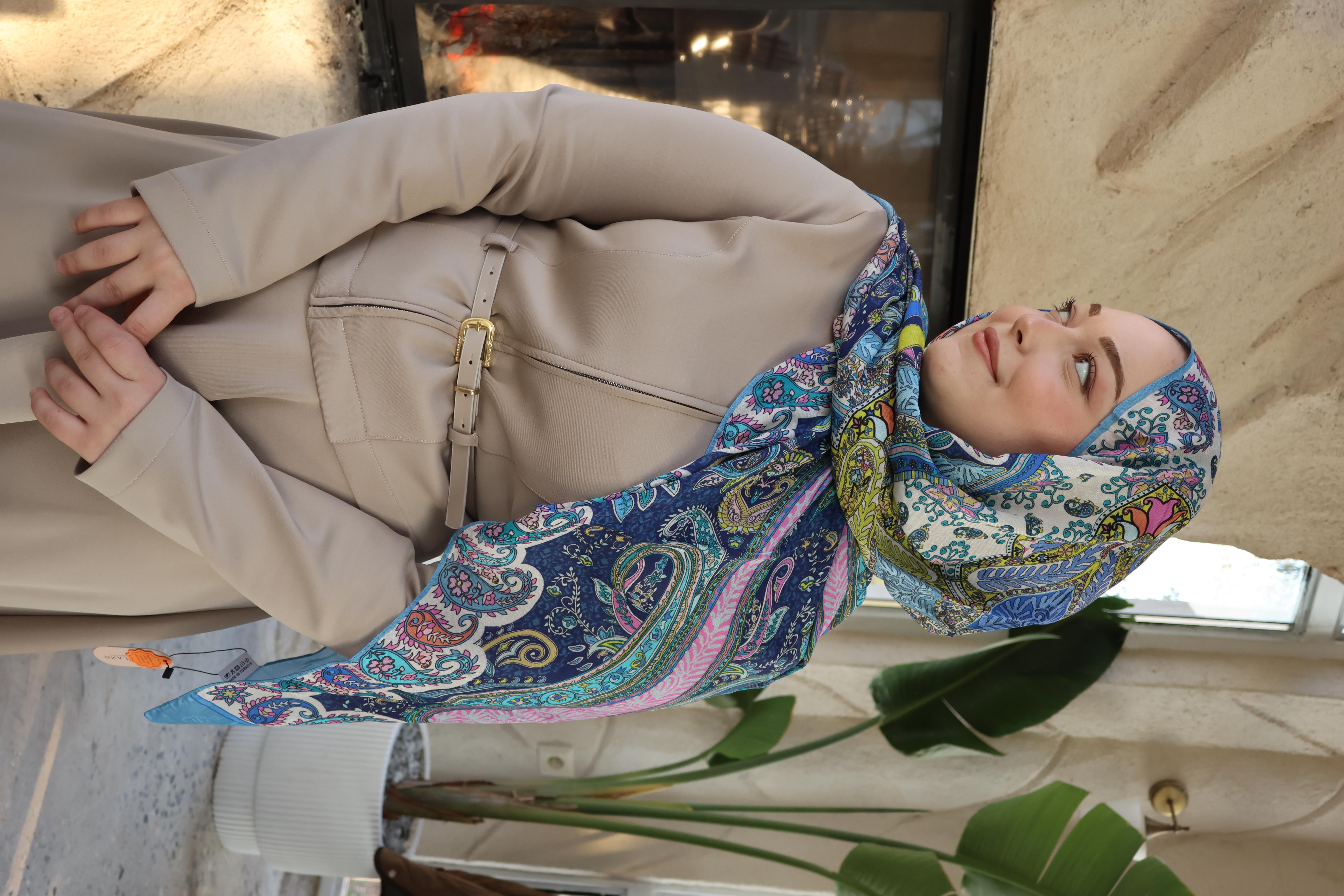 Salland İpek Kaşmir Etnik Desen Şal SALLANDIPEKKSMRSAL4012ŞALLAND