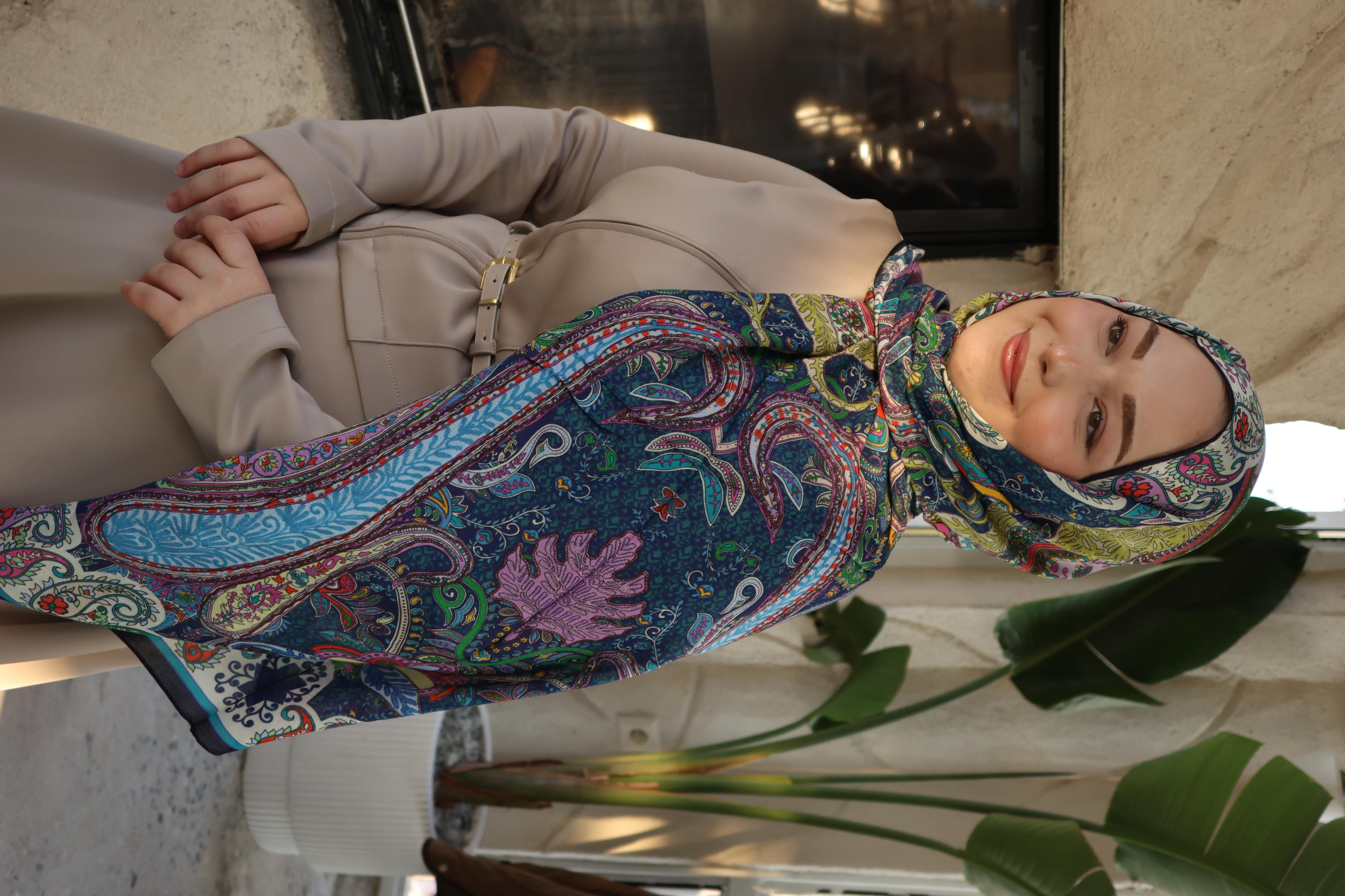 Salland İpek Kaşmir Etnik Desen Şal SALLANDIPEKKSMRSAL4000ŞALLAND