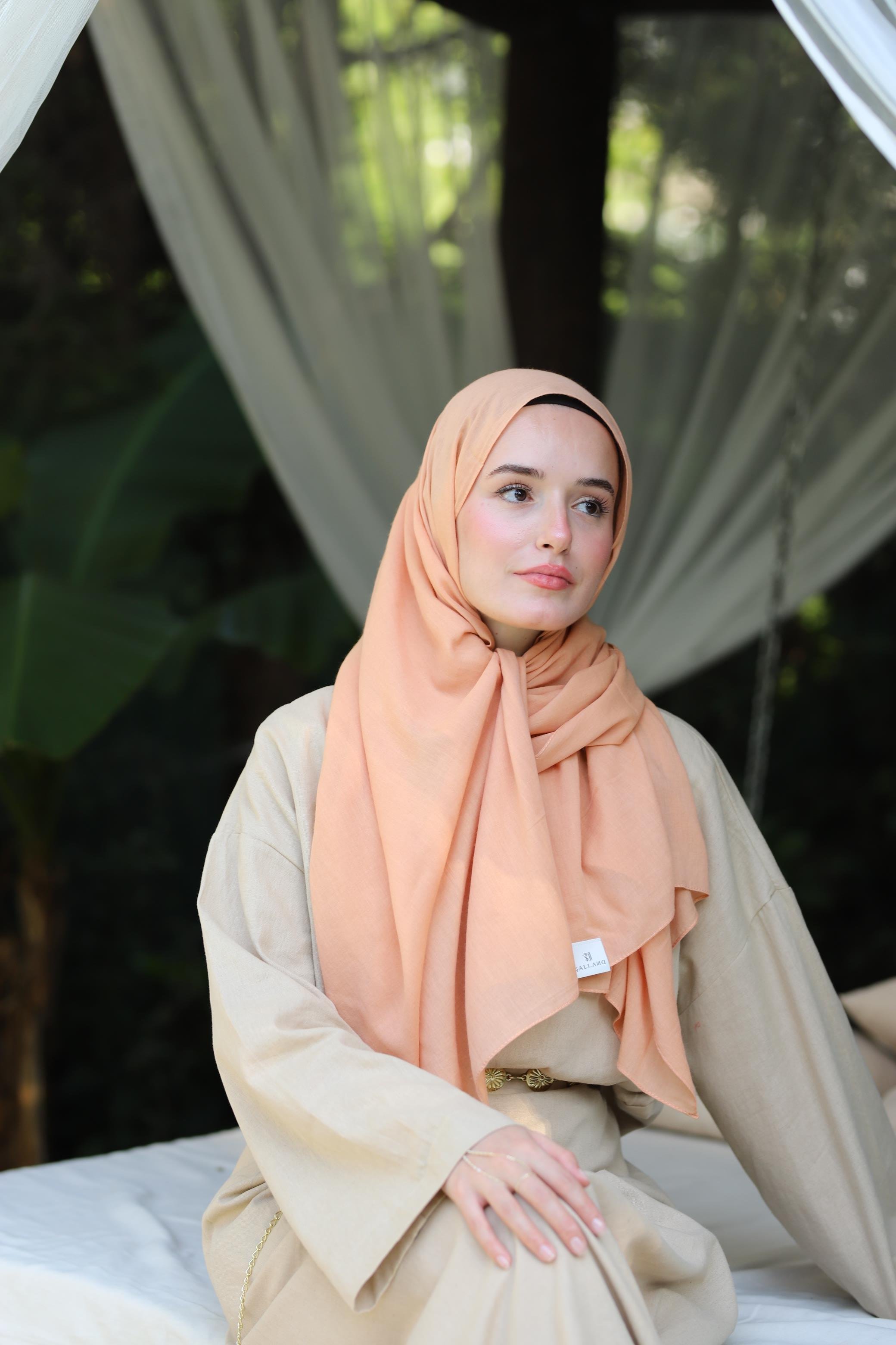 Şalland Naturel Pamuk Şal KavunSALLANDNATPAMSAL1009Şalland