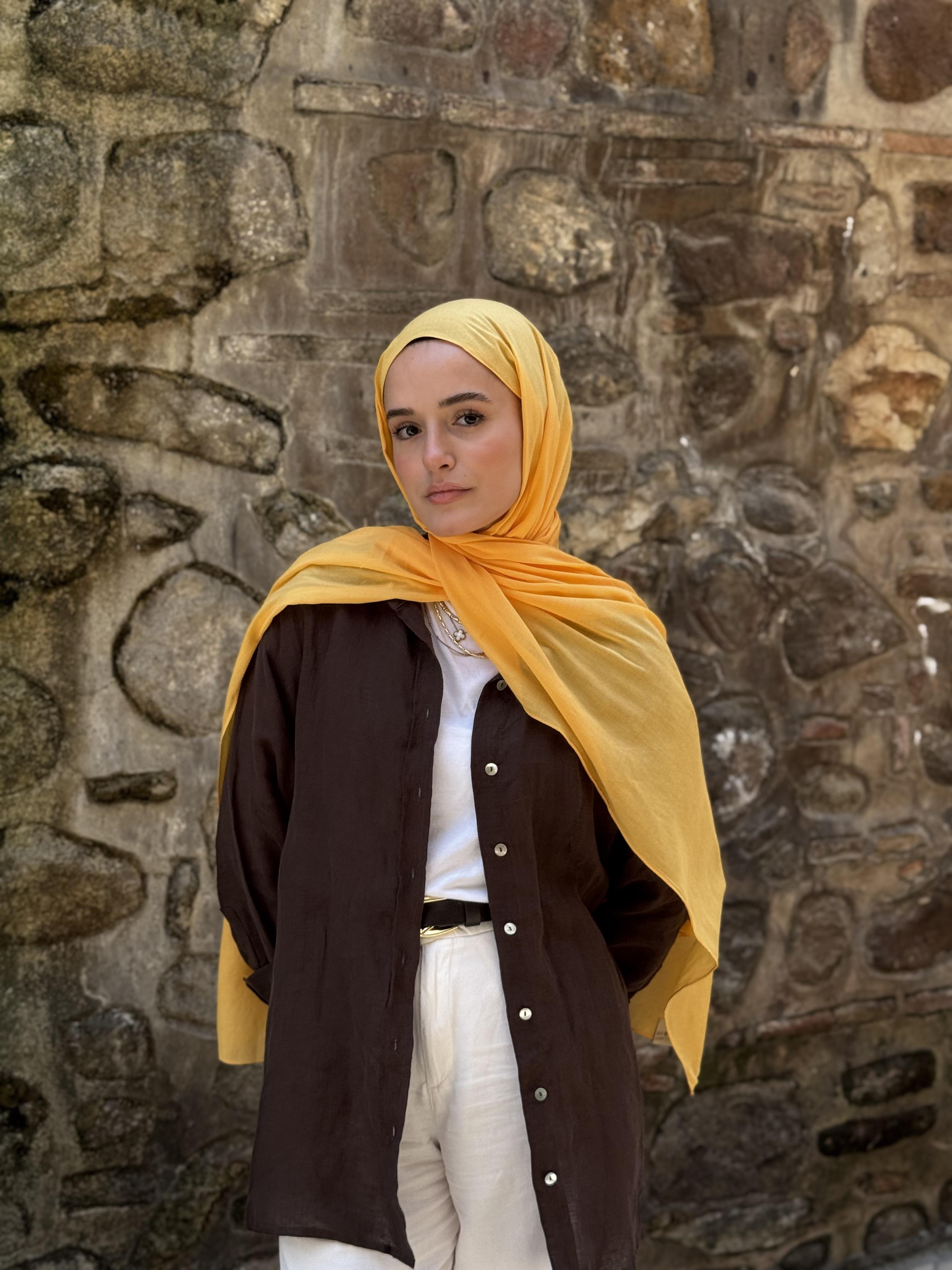 Şalland Naturel Pamuk Şal MangoSALLANDNATPAMSAL1016Şalland