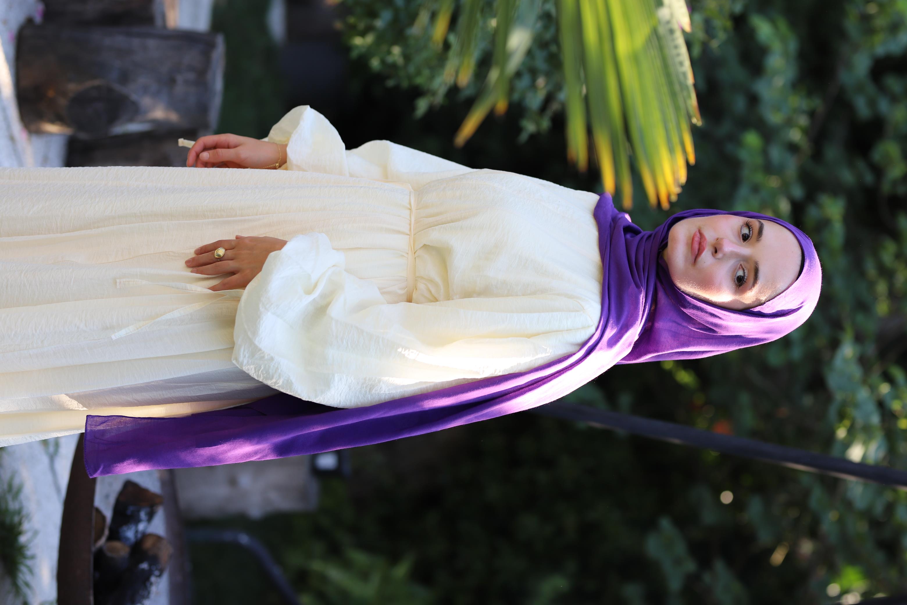 Şalland Naturel Pamuk Şal MorSALLANDNATPAMSAL1006Şalland