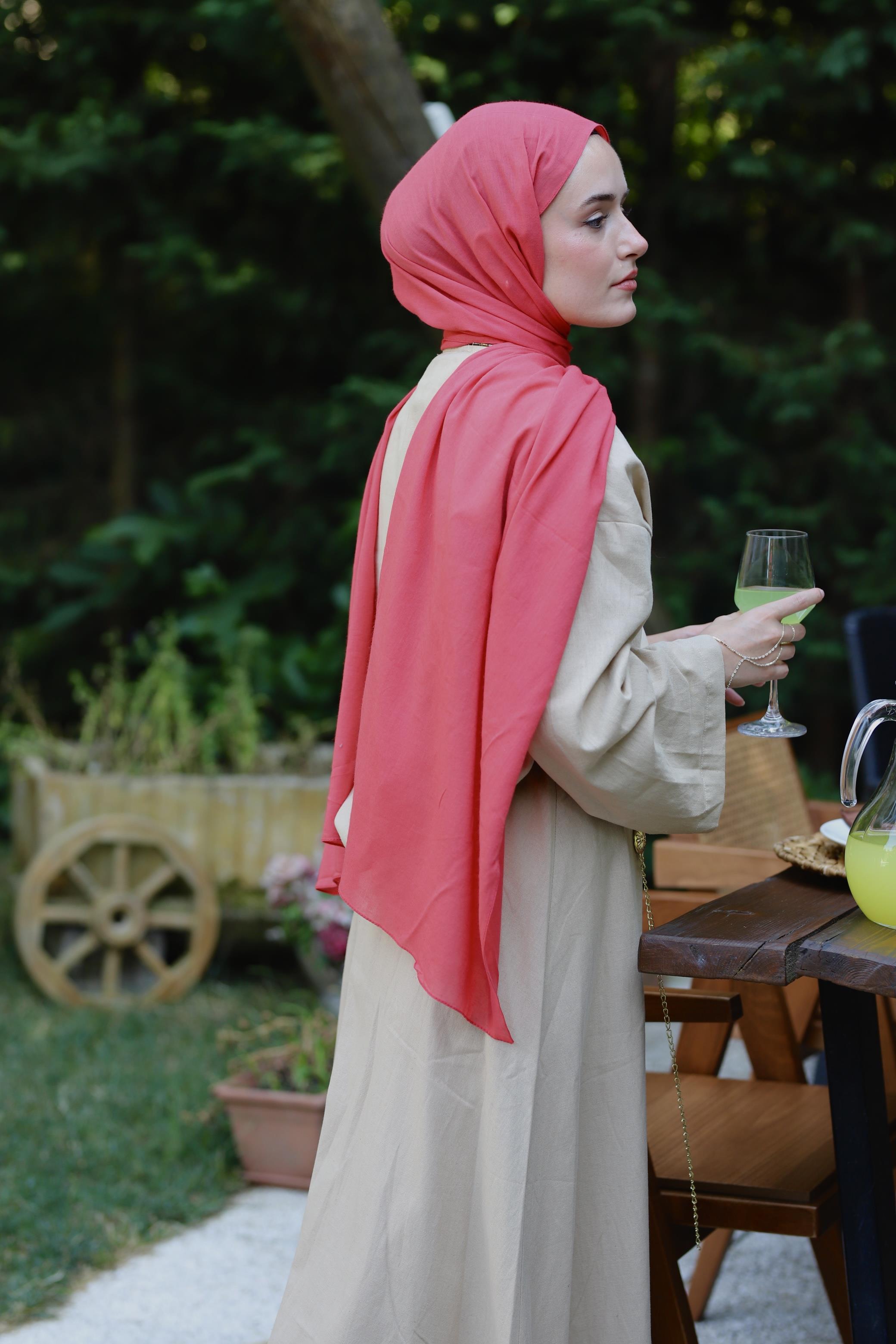 Şalland Naturel Pamuk Şal Nar ÇiçeğiSALLANDNATPAMSAL1015Şalland