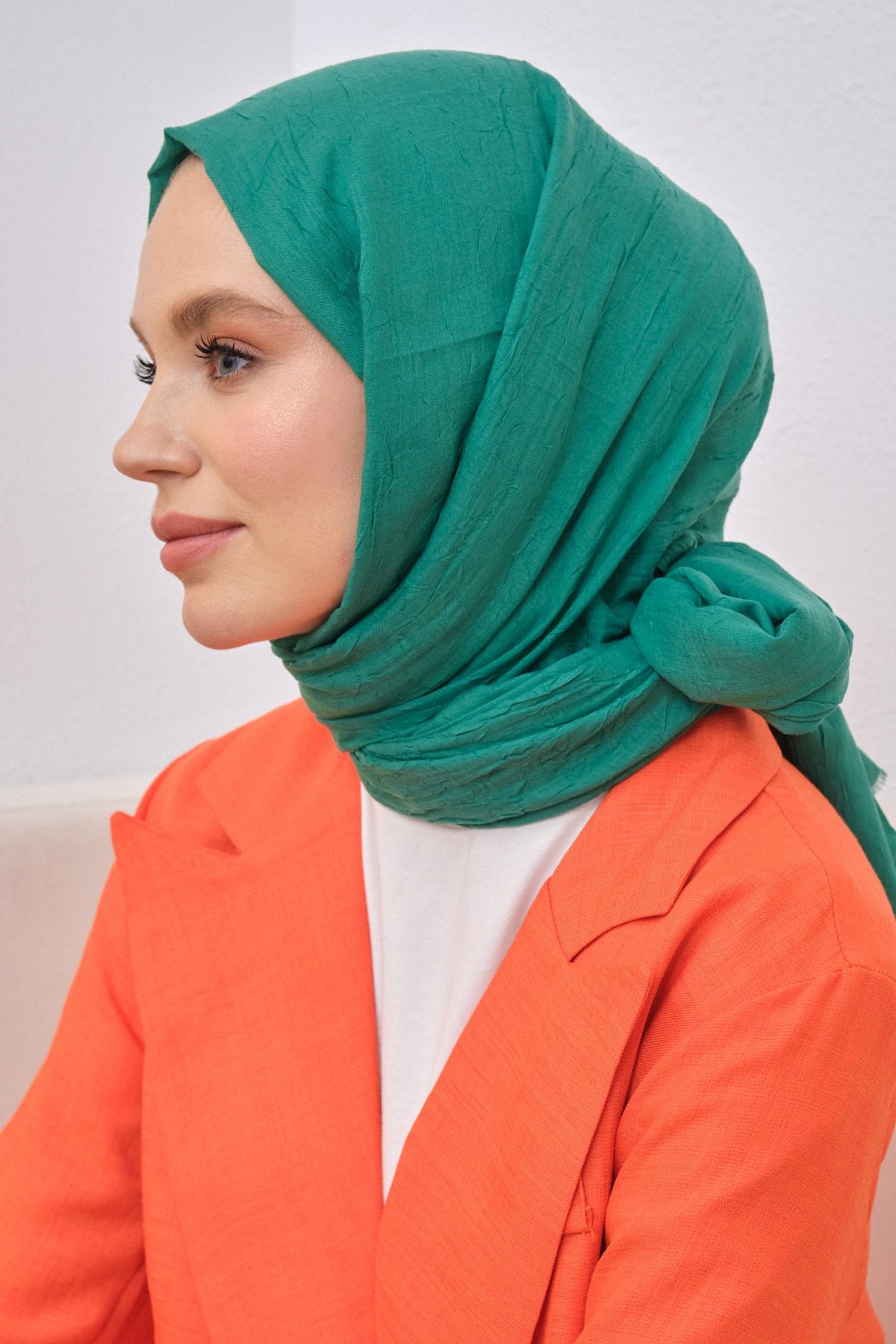 Viskon Kraş Şal Çimen Yeşilivskkra0012Şalland