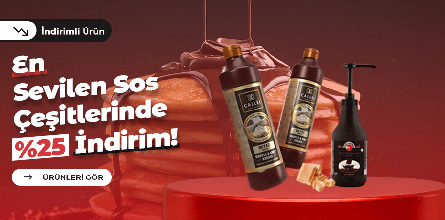 En Sevilen Sos Çeşitlerinde %25 İndirim