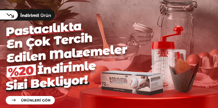 Pastacılıkta En Çok Tercih Edilen Malzemeler %20 İndirimle Sizi Bekliyor!