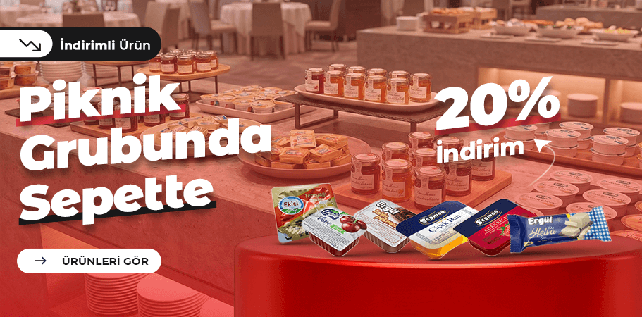 Piknik Grubunda Sepette %20 İndirim