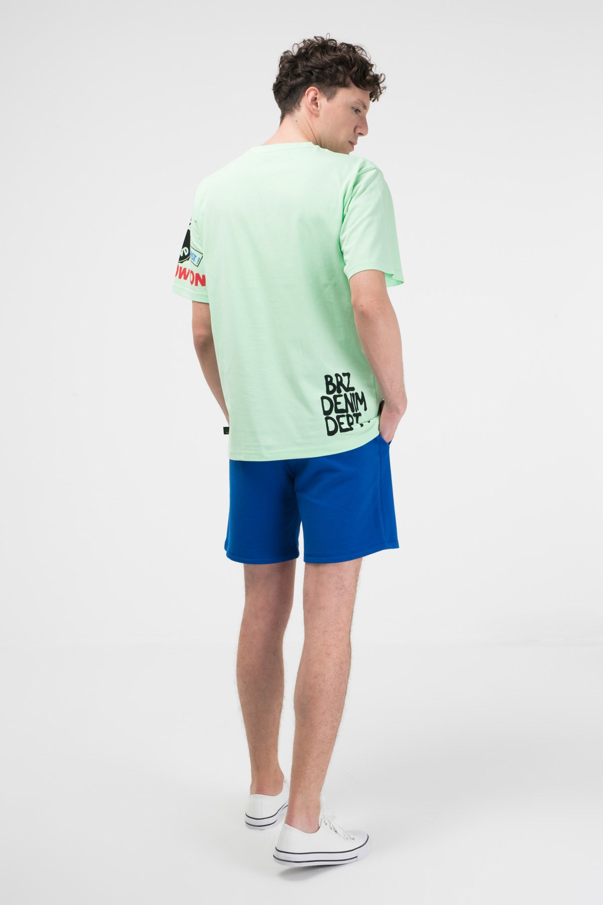 BRZ Collection Baskılı Unisex Oversize  T-shirt