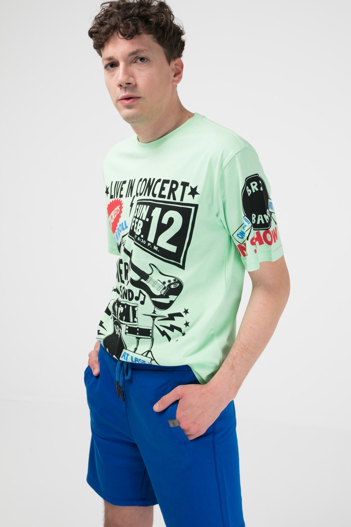 BRZ Collection Baskılı Unisex Oversize  T-shirt