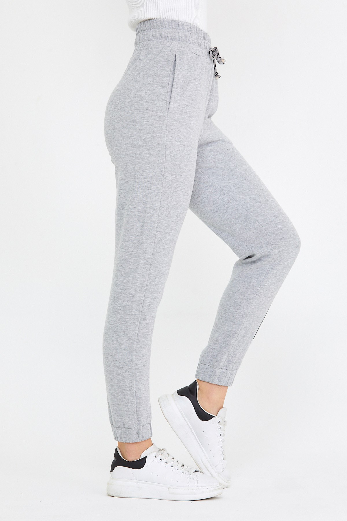 BRZ Collection Beli Toparlayıcı Lastikli Kadın Alt Eşofman