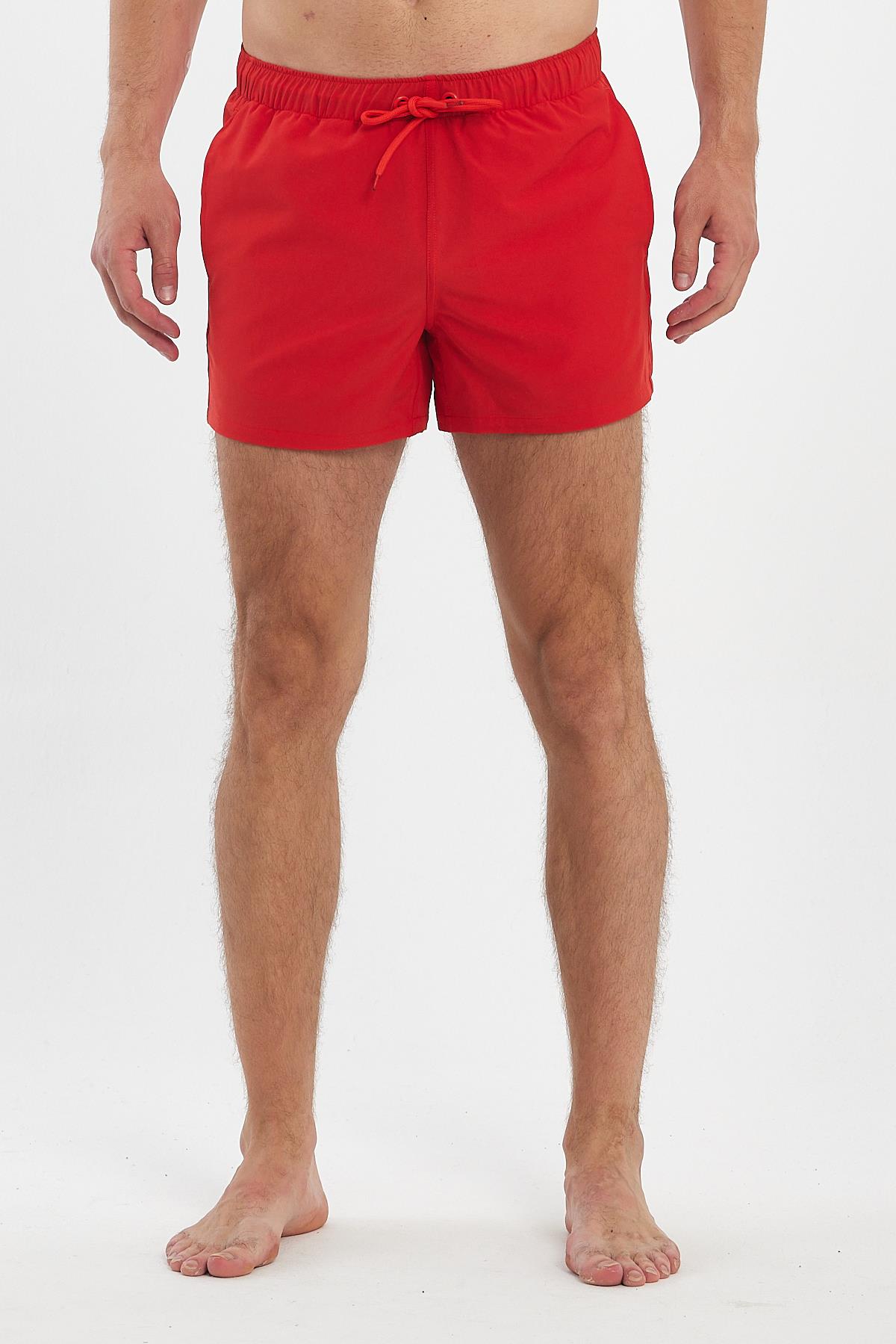 BRZ Collection Erkek Deniz Şortu Kırmızı