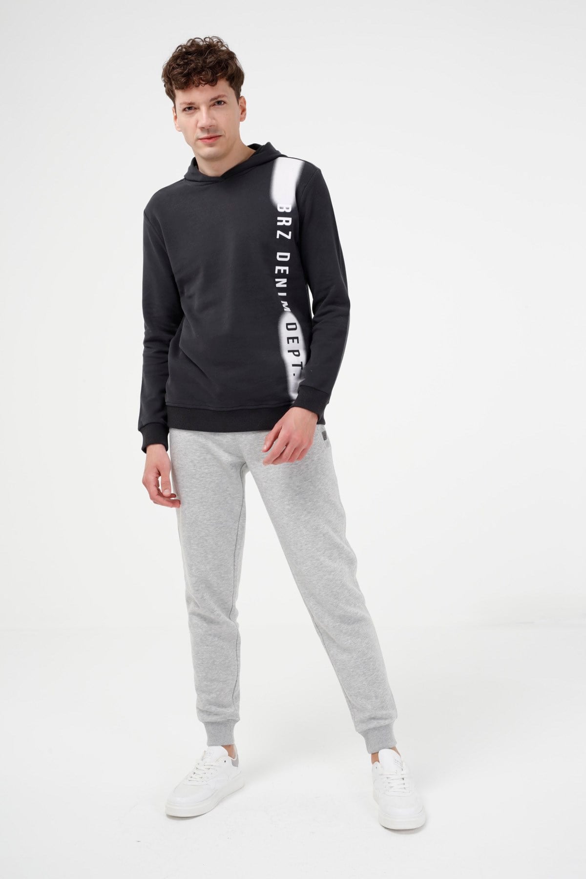 BRZ Collection Erkek Kapüşonlu Sweatshirt (Hoodie)