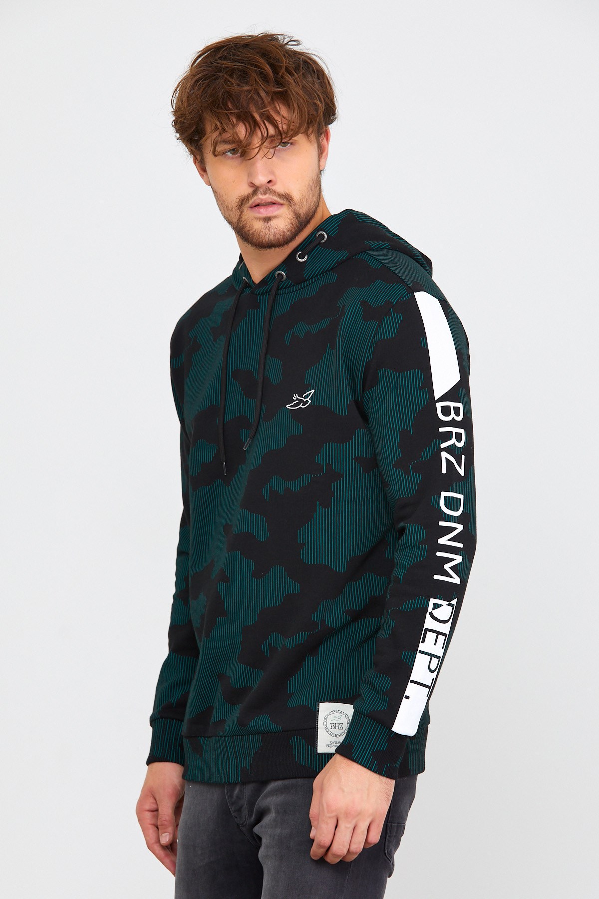 BRZ Collection Erkek Kapüşonlu Sweatshirt (Hoodie)