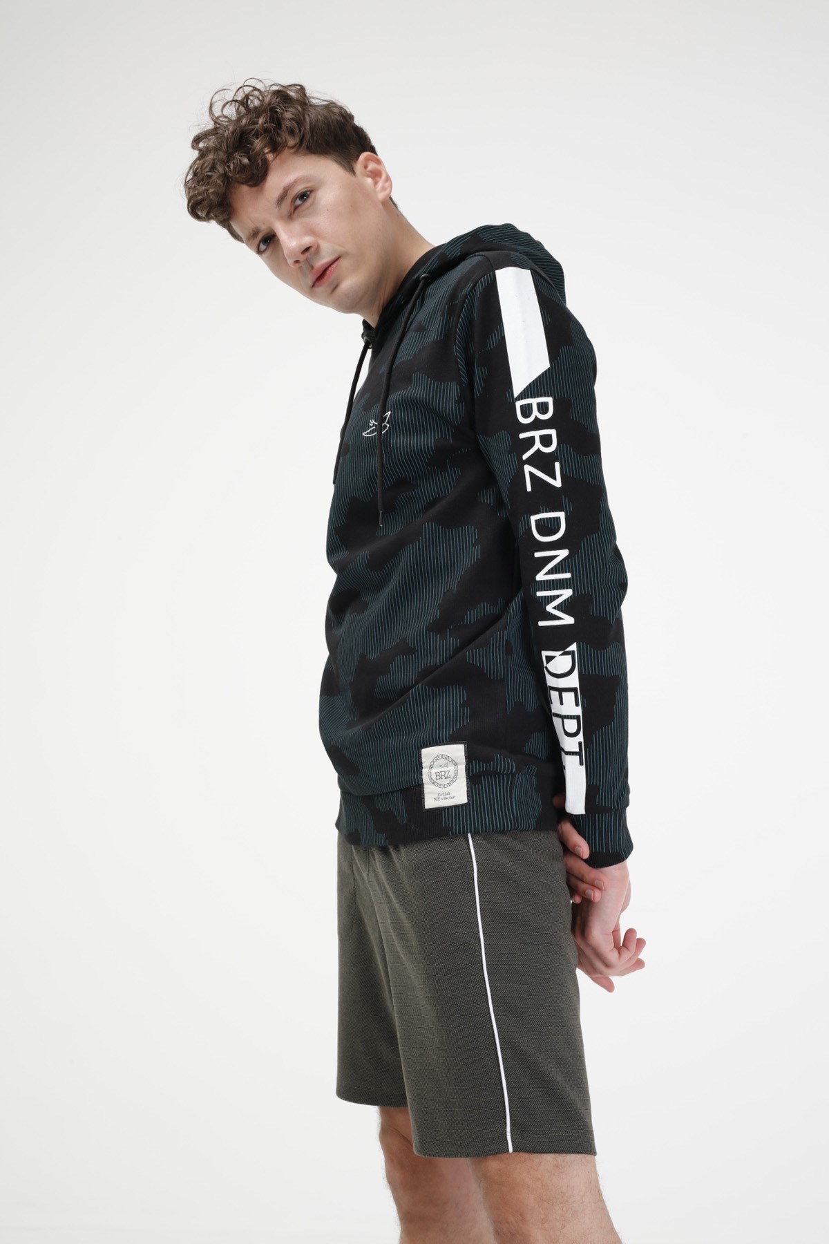 BRZ Collection Erkek Kapüşonlu Sweatshirt (Hoodie)
