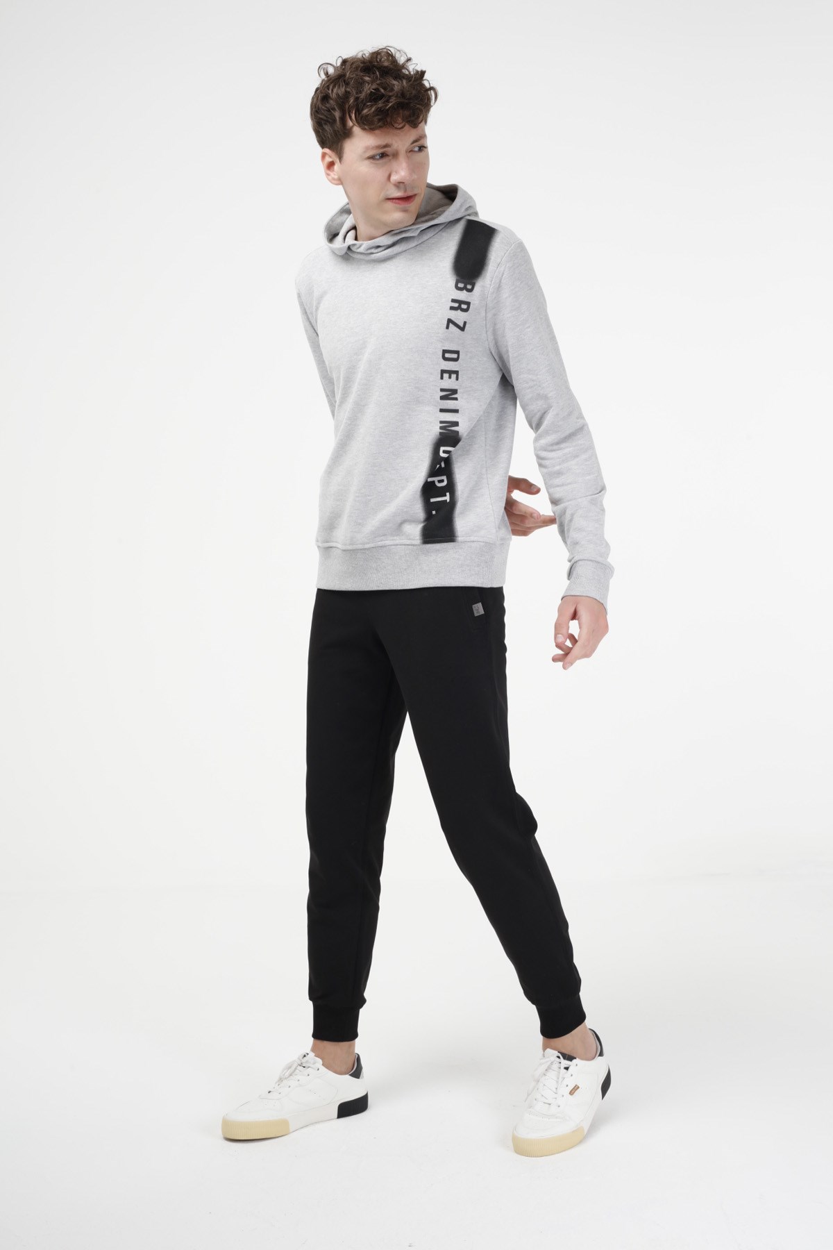 BRZ Collection Erkek Kapüşonlu Sweatshirt