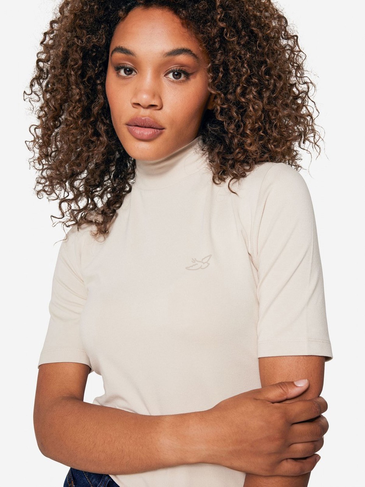 BRZ Collection Kadın Balıkçı Yaka T-Shirt