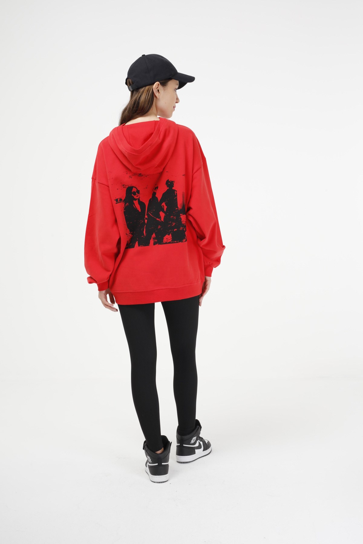 BRZ Collection Oversize Kapüşonlu Sweatshirt