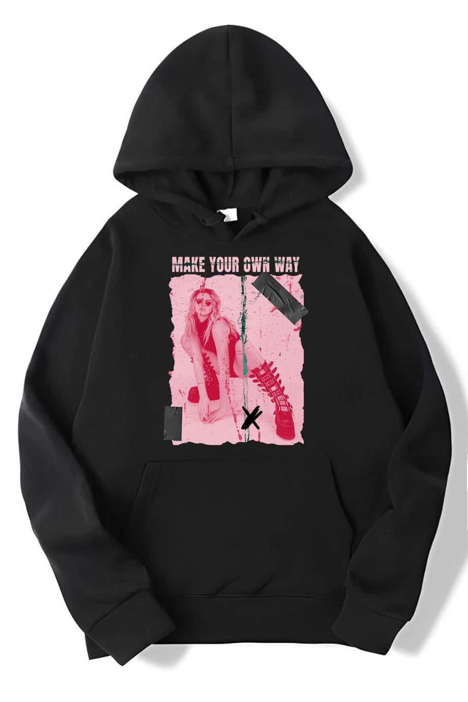 BRZ Collection Oversize Make Your Own Way Hoodie