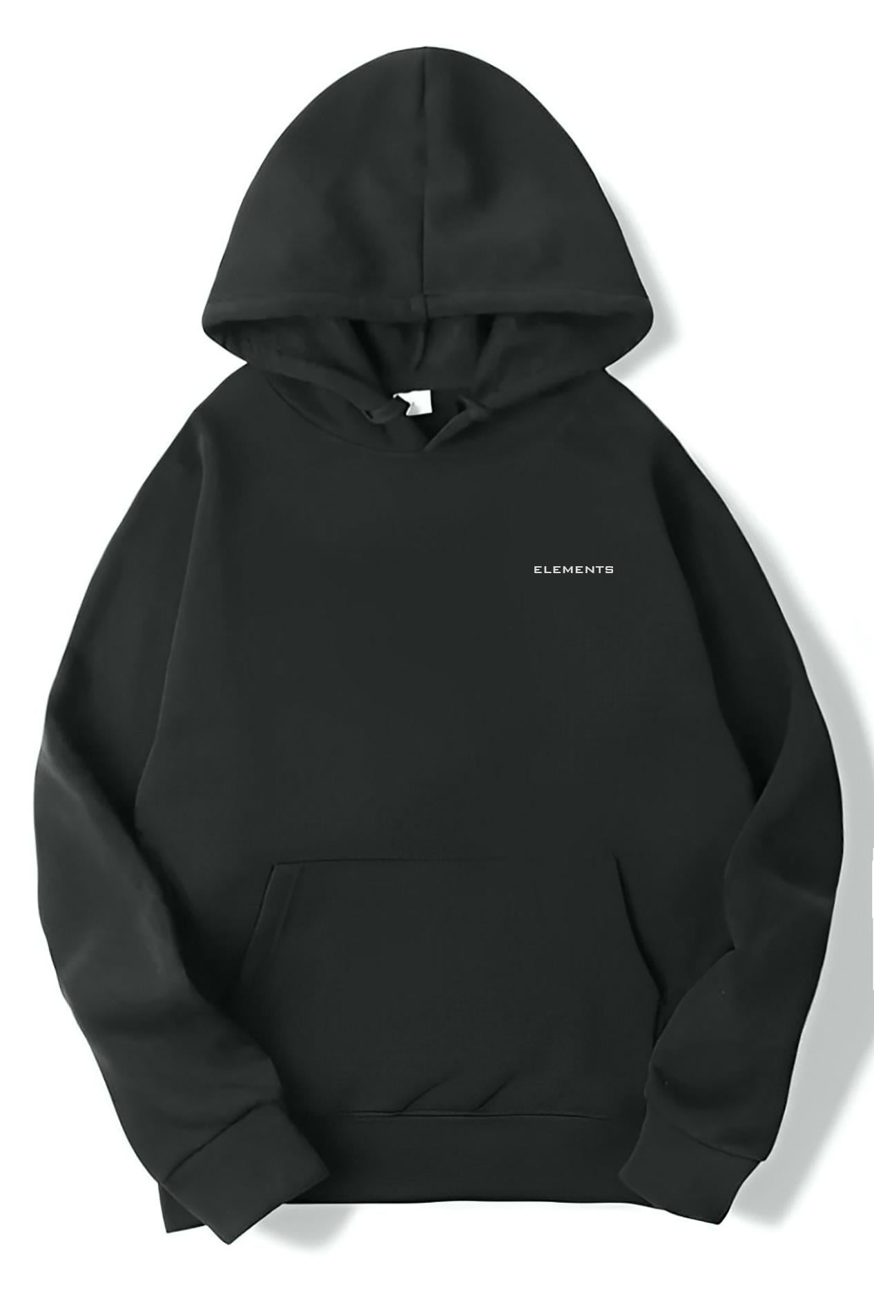 BRZ Collection Oversize Unisex Basic Hoodie Antrasit