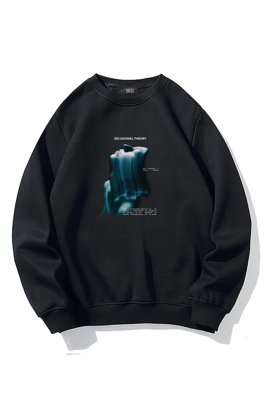 BRZ Collection Oversize Unisex Delusional Theory Sweatshirt