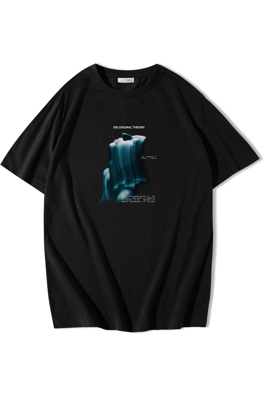 BRZ Collection Oversize Unisex Delusional Theory T-shirt