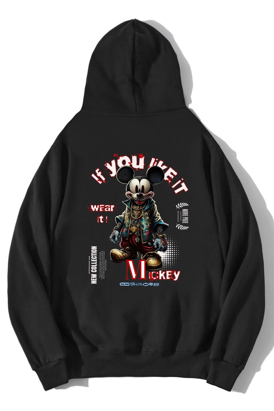 BRZ Collection Oversize Unisex Mickey Mouse If You Like It Hoodie