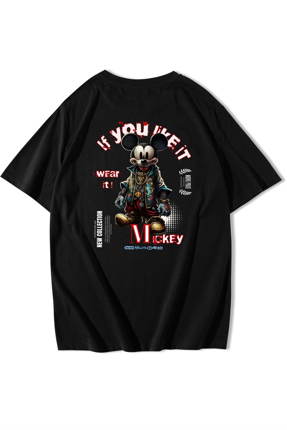 BRZ Collection Oversize Unisex Mickey Mouse If You Like It T-shirt