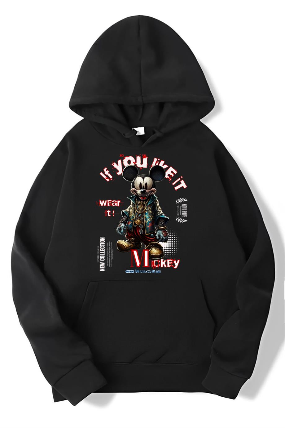 BRZ Collection Oversize Unisex Mickey Mouse If You Like It Hoodie