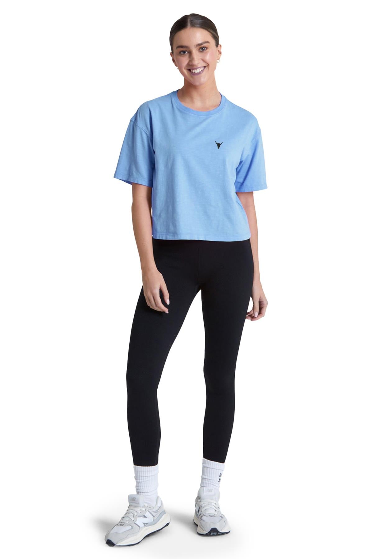 BRZ Collection Parça Boya Crop Kadın T-shirt