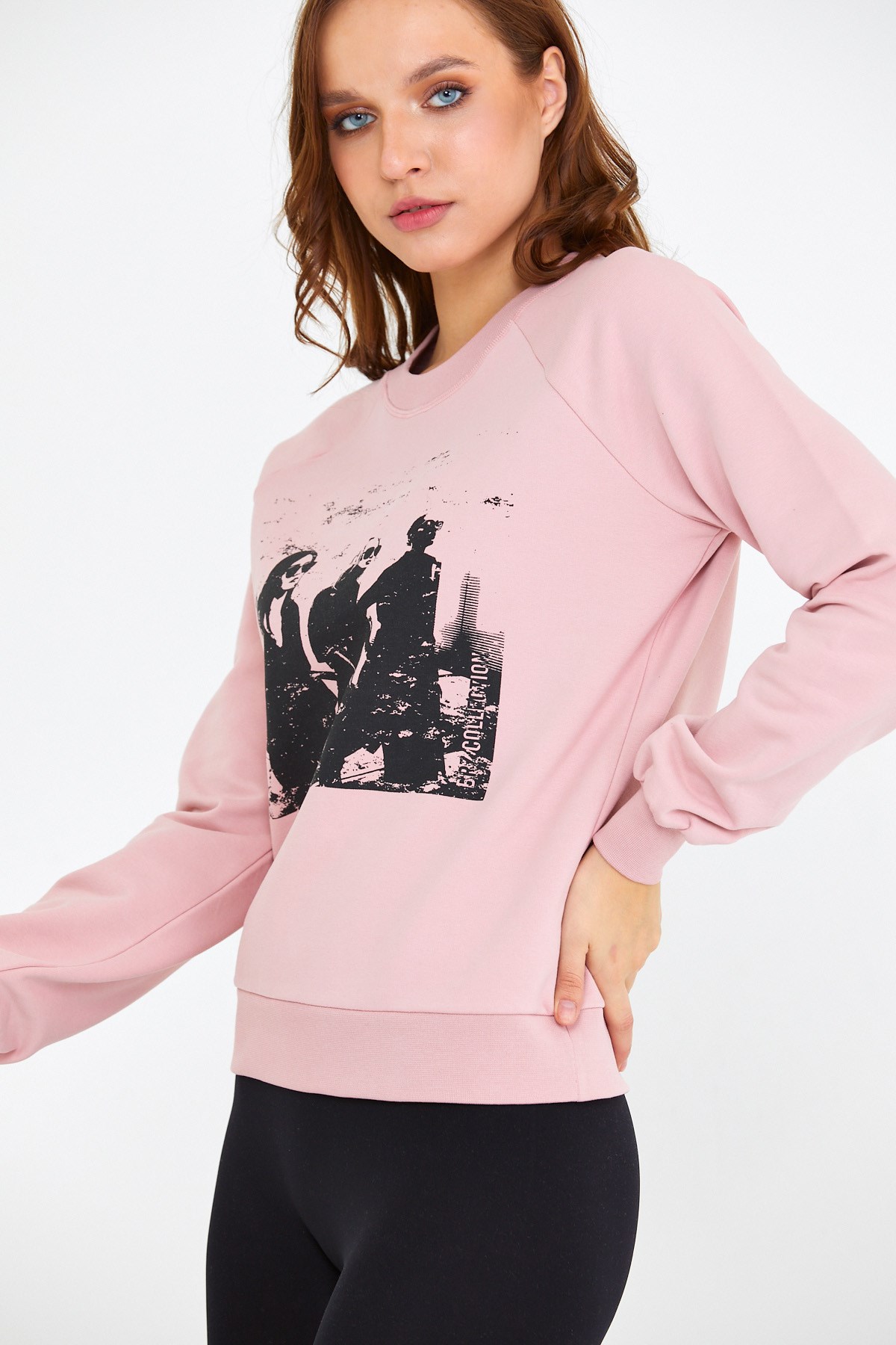 BRZ Collection Reglan Kollu Kadın Sweatshirt